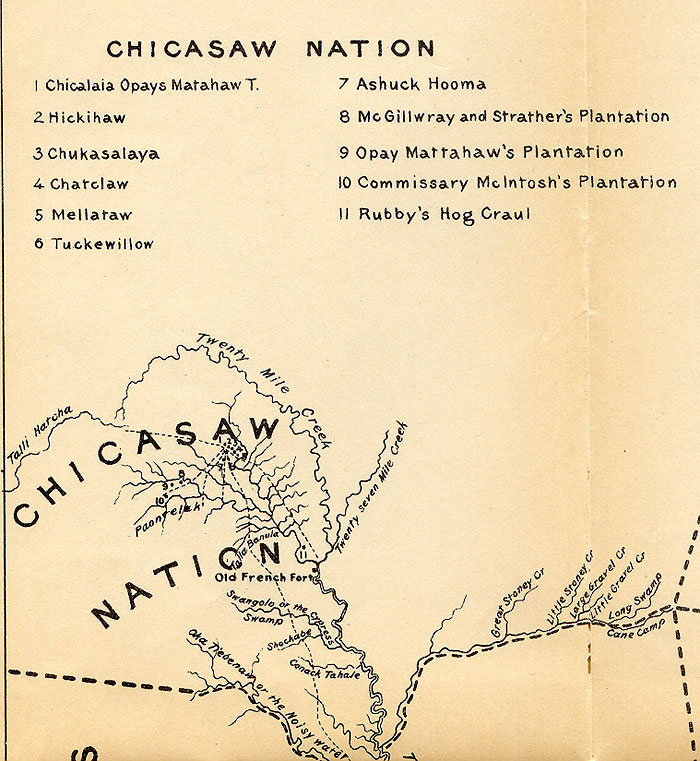 Figure 11  - Purcell Map, part of circa 1770, "British Indian Trade" - All images are copyright protected. Please contact the author, Stephen R. Cook to purchase rights to use these images.